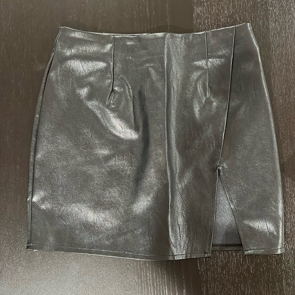 Faux leather Superdown skirt